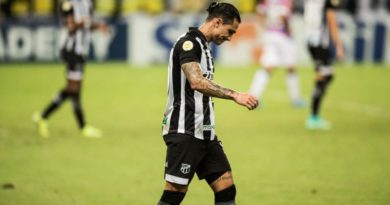 Ceará: Vina e outros jogadores testam positivo para covid-19