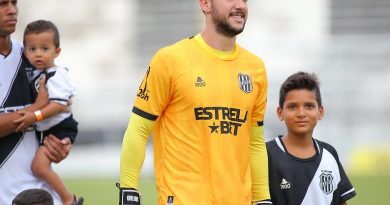 Caíque França, goleiro da Ponte Preta, fala sobre duelo com o Ceará.