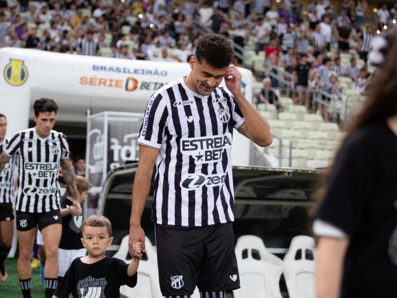 Léo Santos, zagueiro do Ceará. (Foto: Felipe Santos/Ceará SC)