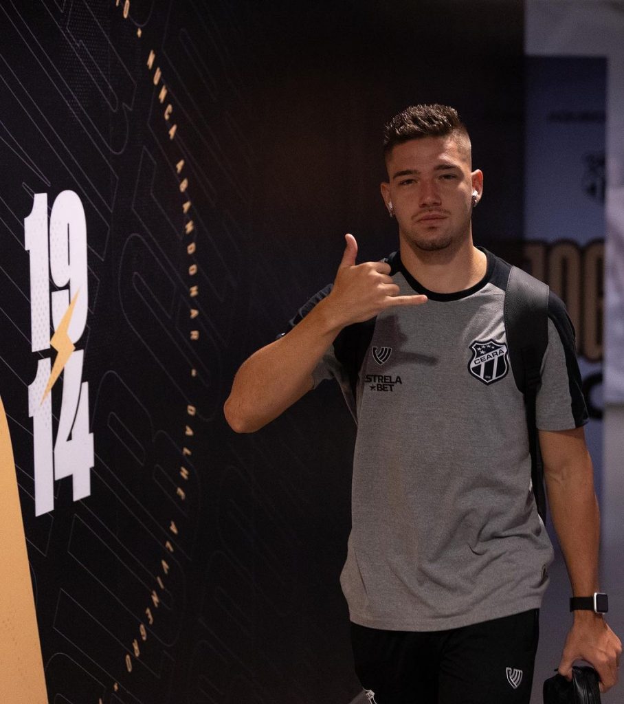 Guilherme Bissoli, atacante do Ceará.