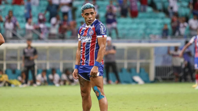 Vitor Jacaré, meia do Bahia que já jogou no Ceará