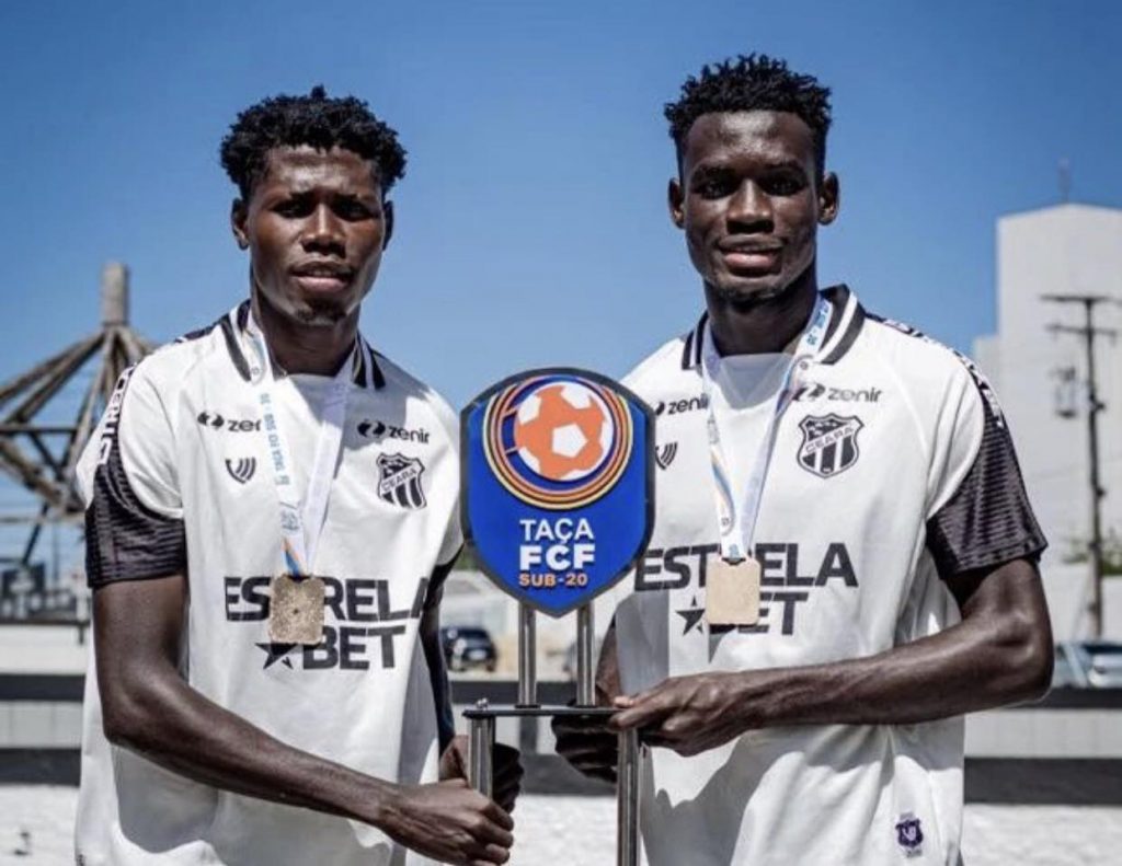 Steven Nufour e Stanley Boateng, atletas da base do Ceará