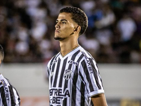 Yago Lincoln, zagueiro da base do Ceará.