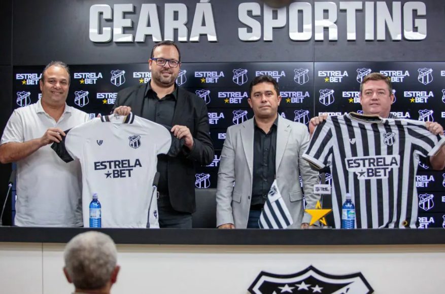 EstrelaBet foi anunciada como patrocinador master em abril de 2023.