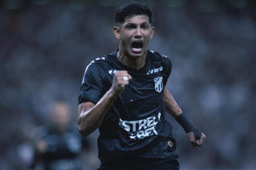 Erick Pulga é o artilheiro do Ceará na temporada.