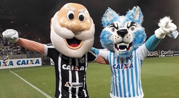 Mascotes Ceará e Paysandu / Série B