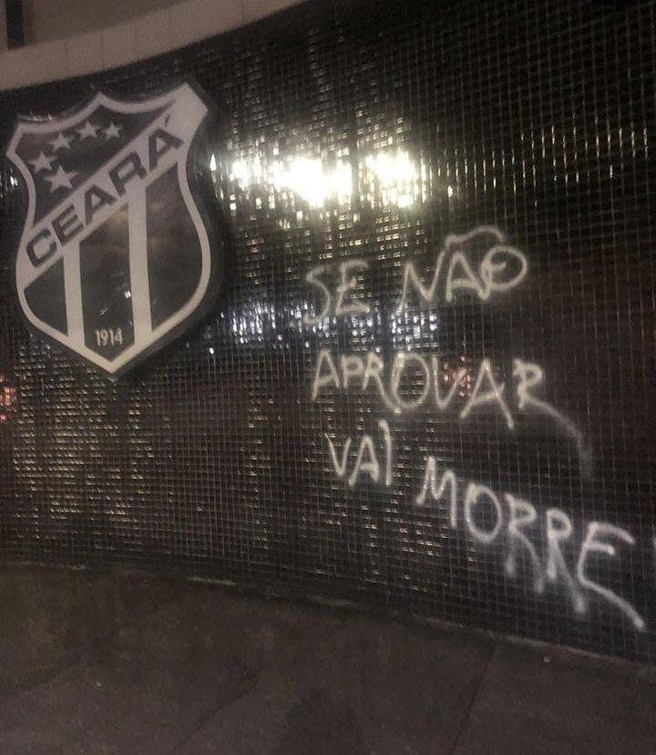 muro da sede do ceará