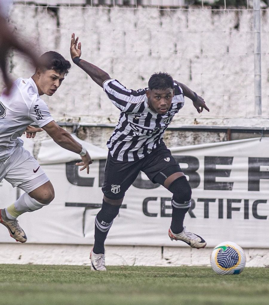 Yan Costa só fez duas partidas pela equipe Sub-20 do Ceará. 