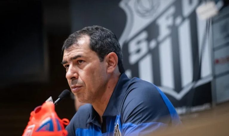 Fábio Carille, treinador do Santos.