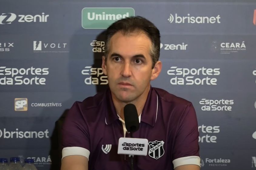 Léo Condé, treinador do Ceará.