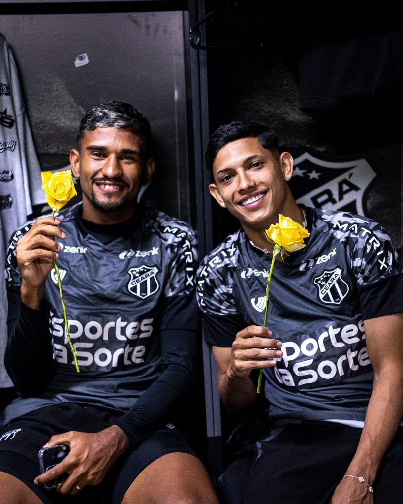 Lucas Rian e Erick Pulga, atacantes do Ceará