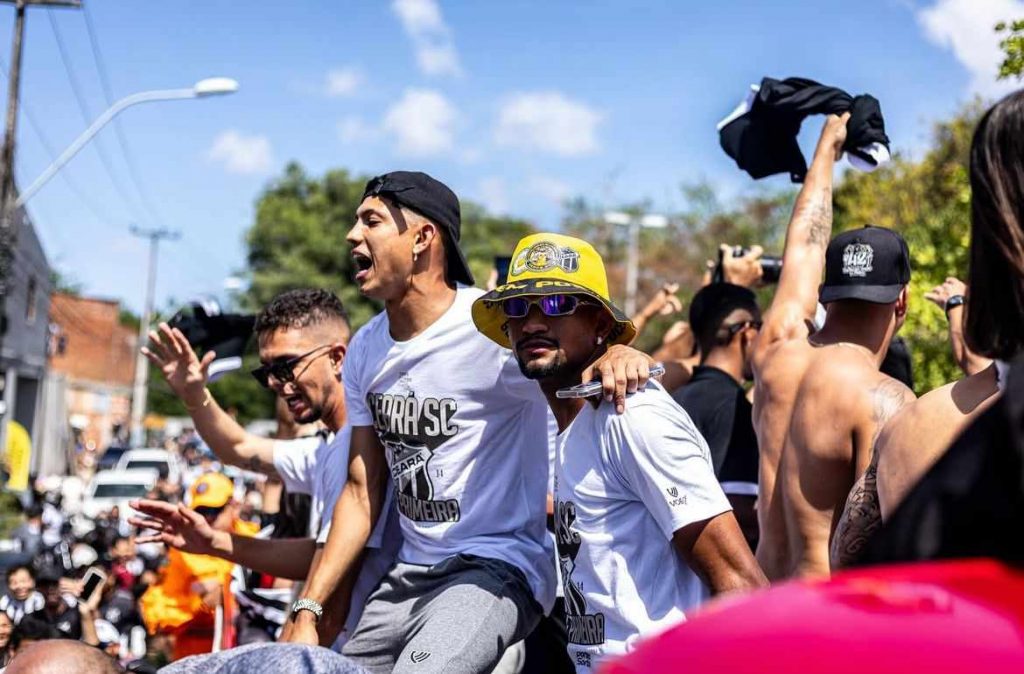 Erick Pulga e Saulo Mineiro, atacantes do Ceará