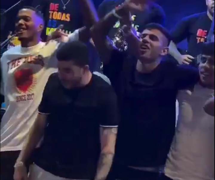 Elenco do Ceará em festa