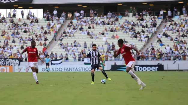 Ceará x Internacional pela Série A 2018 terminou de 1 a 1.