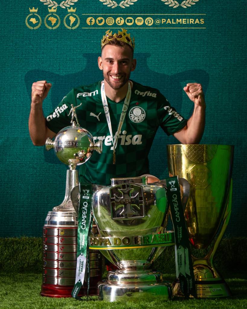 Alan Empereur, campeão da Libertadores com o Palmeiras em 2020 e 2021