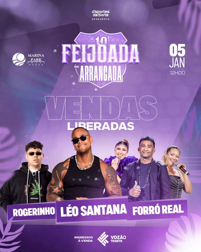 Atrações confirmadas para 10ª edição da Feijoada da Arrancada.
