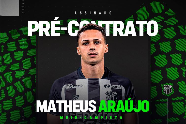 Matheus Araújo é o novo reforço do Ceará