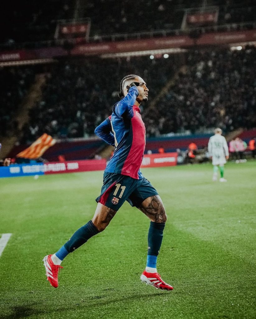 Raphinha, Barcelona, Liga dos Campeões