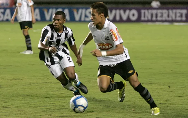 Neymar x Oziel / Santos x Ceará