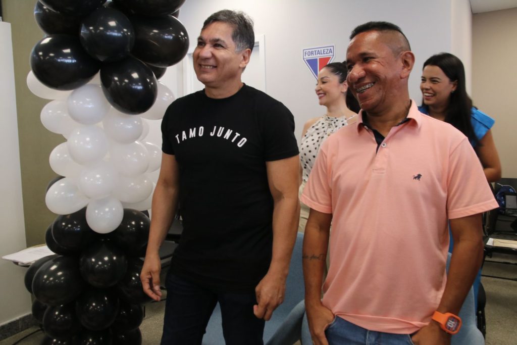 Sérgio Alves, ídolo do Ceará, e Clodoaldo, ídolo do Fortaleza, são amigos.