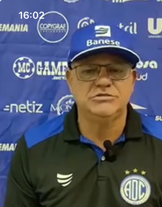 Treinador do Confiança, adversário do Ceará
