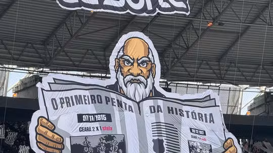 mosaico da torcida do Ceará