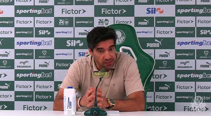 Abel Ferreira. Foto: TV Palmeiras