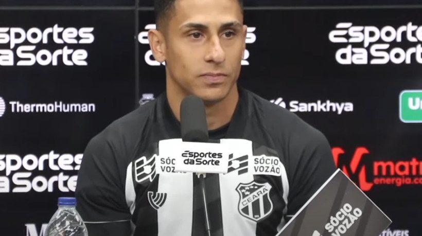 Bruno Tubarão durante treinamento.