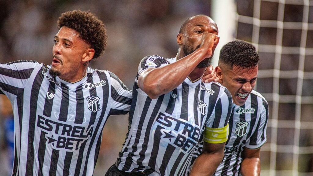 Luiz Otávio, Willian Formiga, David Ricardo. Elenco do Ceará